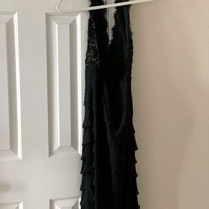 Tadashi beaded halter cocktail dress.  Size 6 in like new condition.